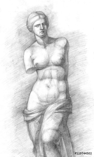 Picture of Aphrodite of Milos - Venus - vintage illustration